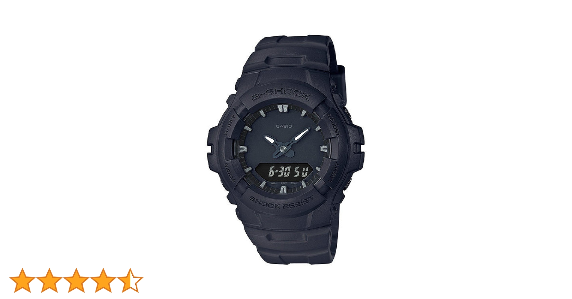 Amazon.co.jp: Casio G-Shock Matt Black Men's Watch G-100BB